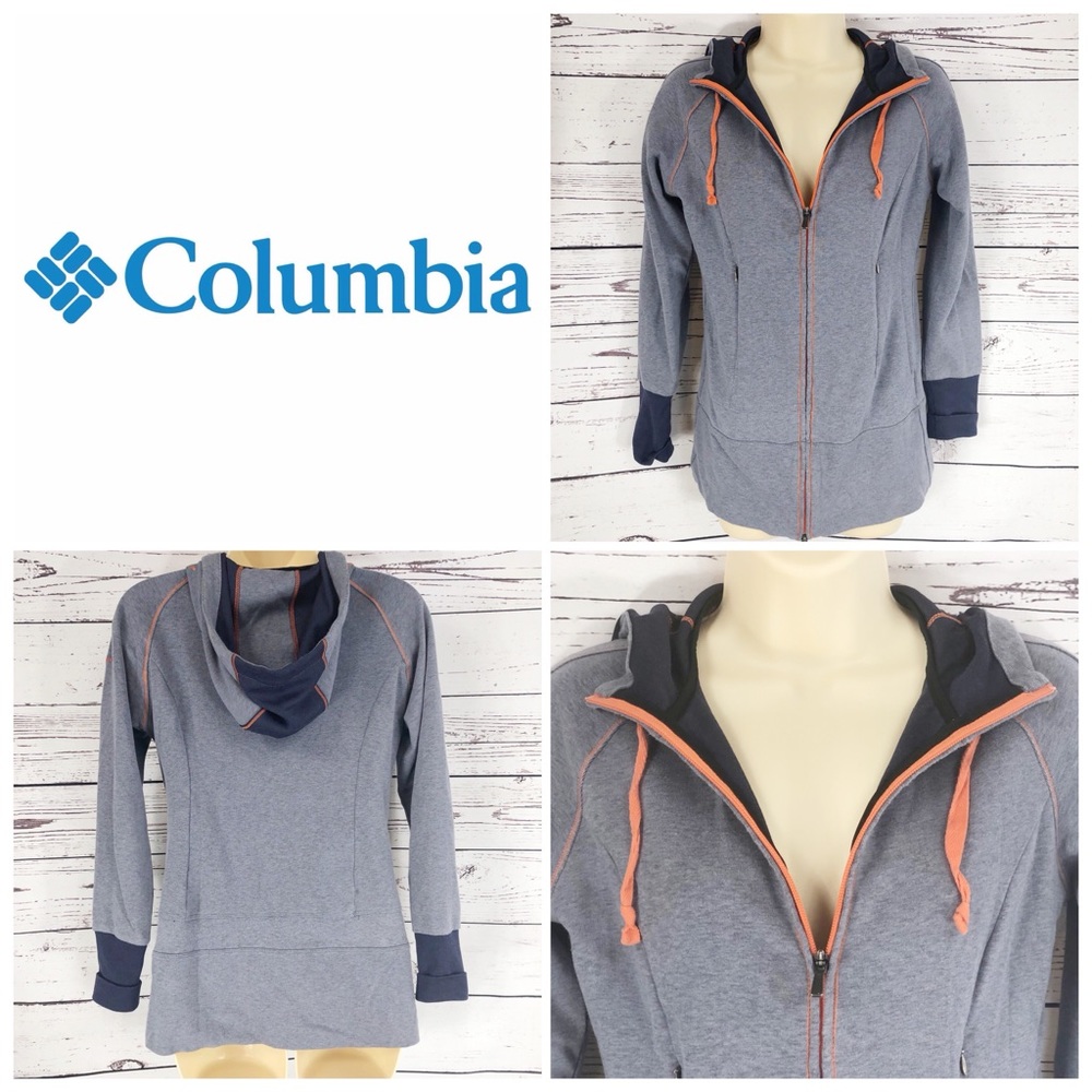 Columbia Women's Heather Honey Long Hoodie, Active Fit - Excellent Condition